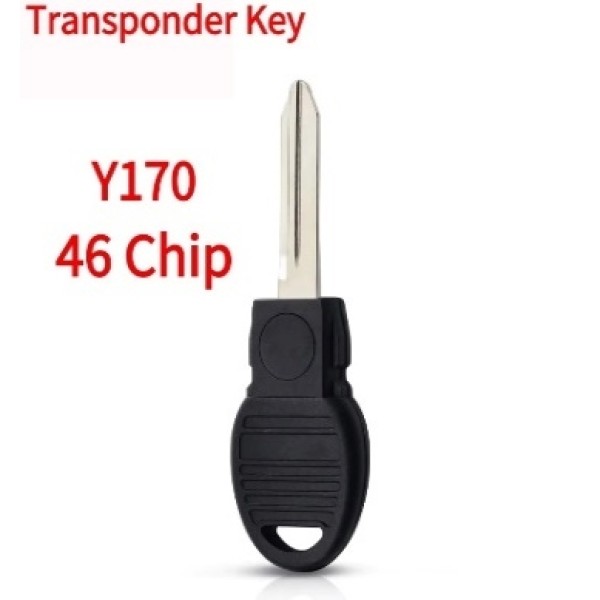 Y170 Chrysler / Dodge / Jeep Transponder Key 46chip(Aftermarket chip )(No logo)